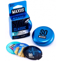 Презервативы "Maxus", классические, в кейсе, 3 шт.